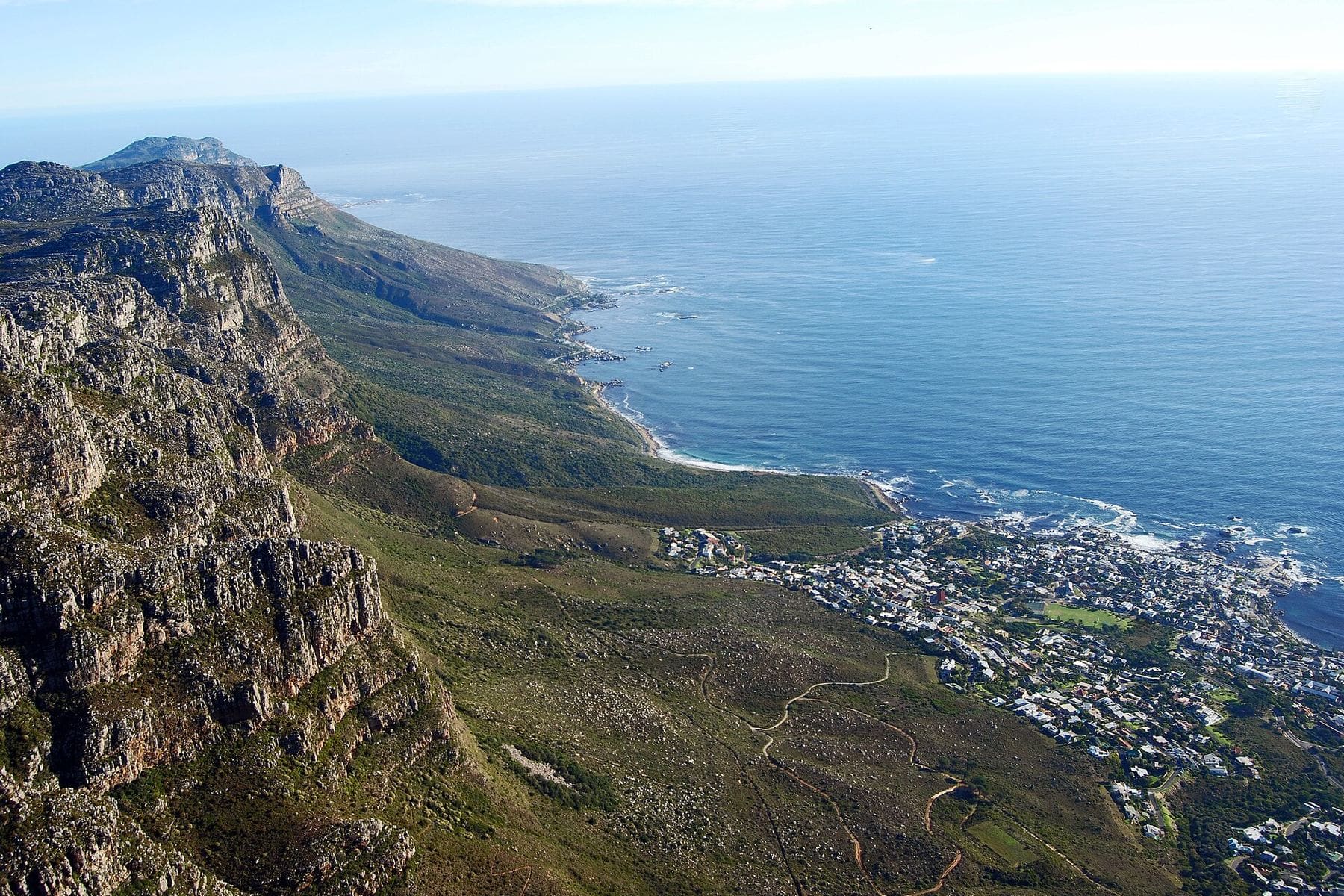 Camps Bay beach below the Twelve Apostles, Cape Town