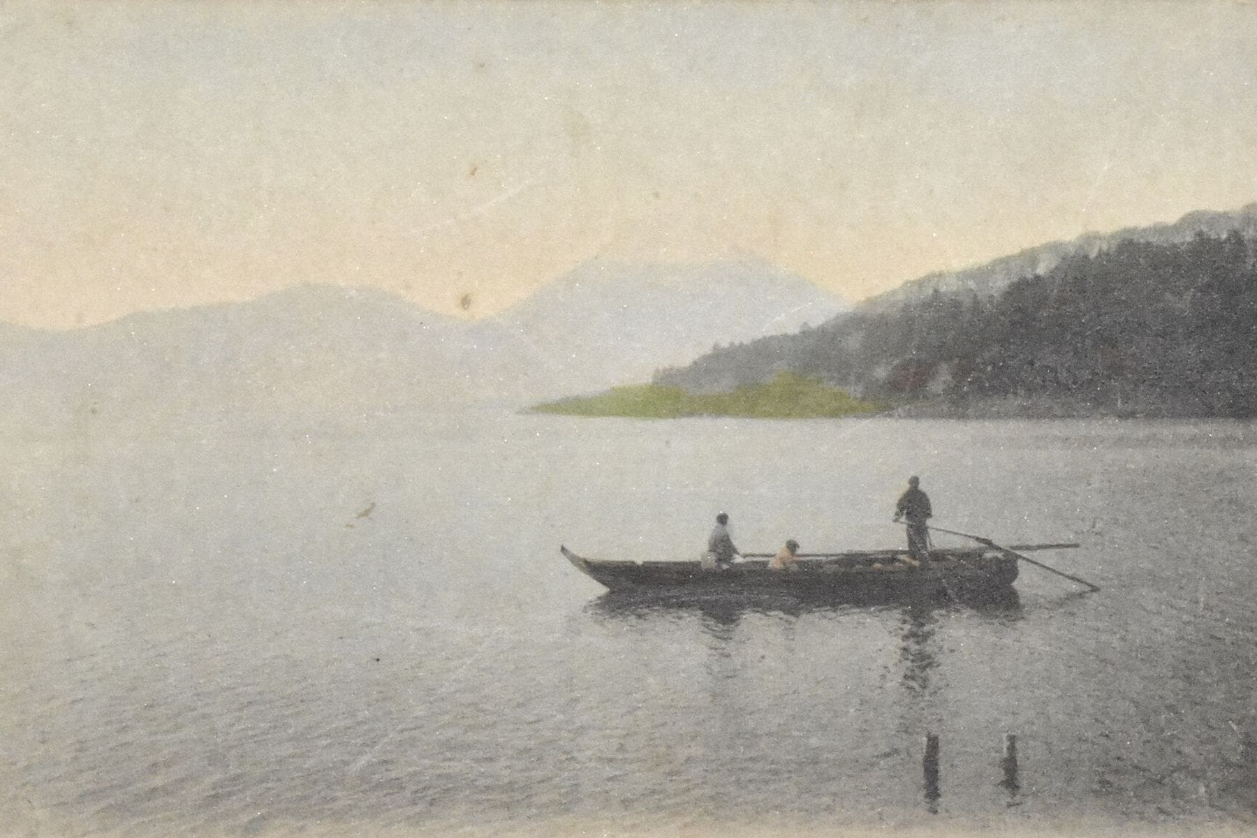Mount Fuji seen across Lake Ashi, Hakone