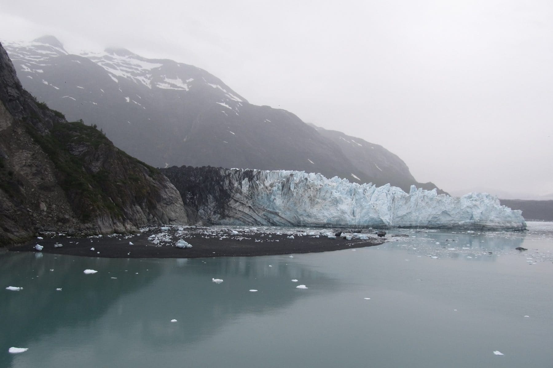 Margerie Glacier meeting the water of Tarr Inlet, Glacier Bay, Alaska